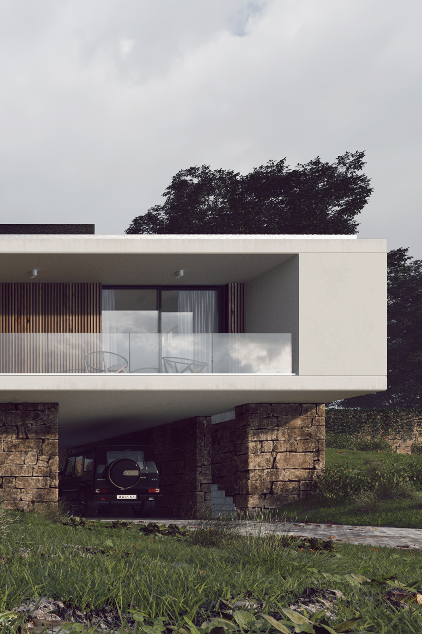 Casa na Mora na Guarda com Arquitectura Filipe Pina Arquitectura