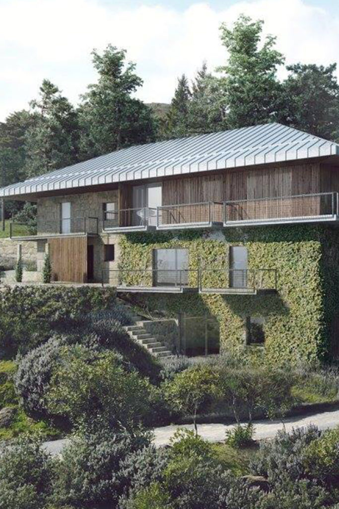 Casa na Mora na Guarda com Arquitectura Filipe Pina Arquitectura